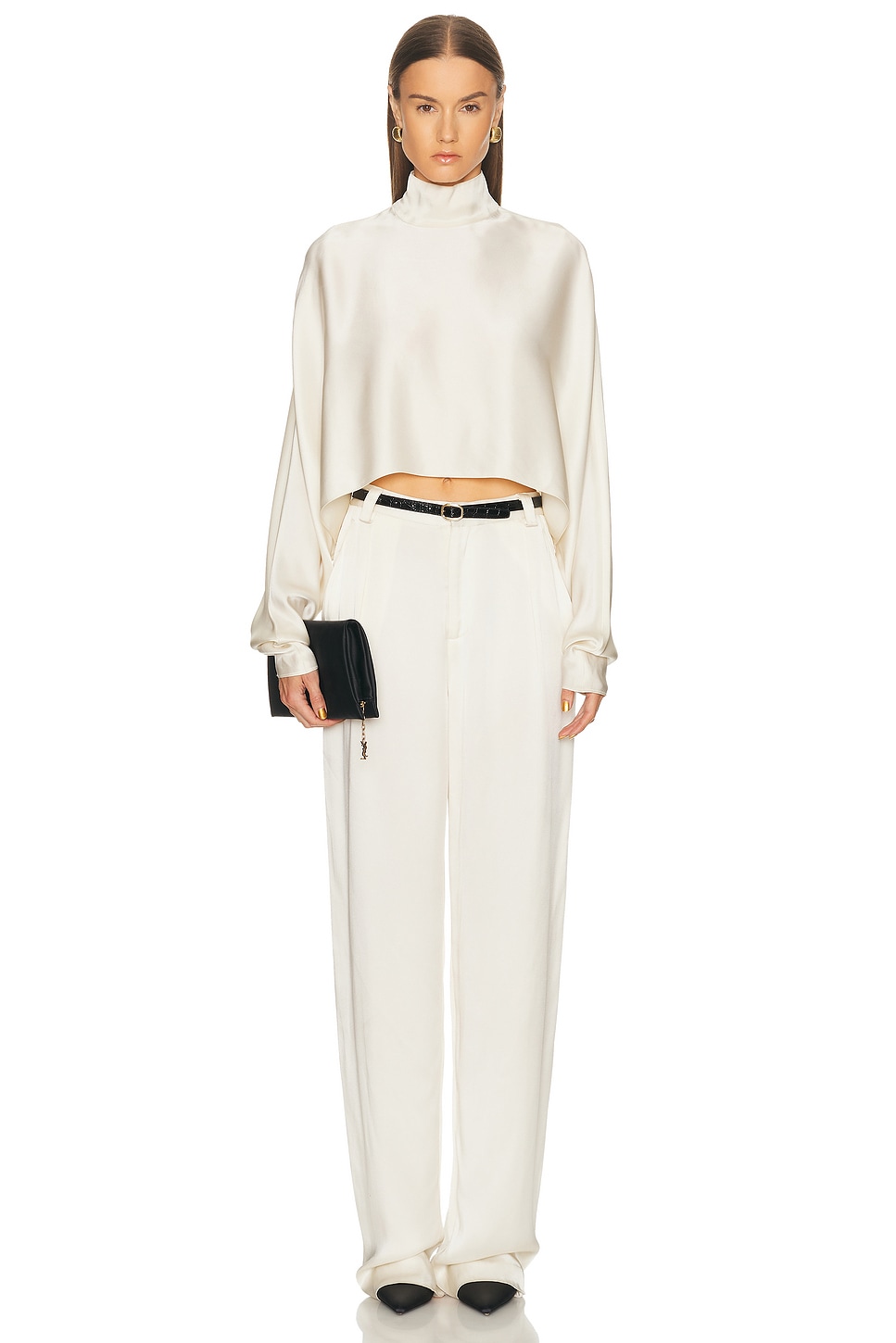 Satin Caftan Top