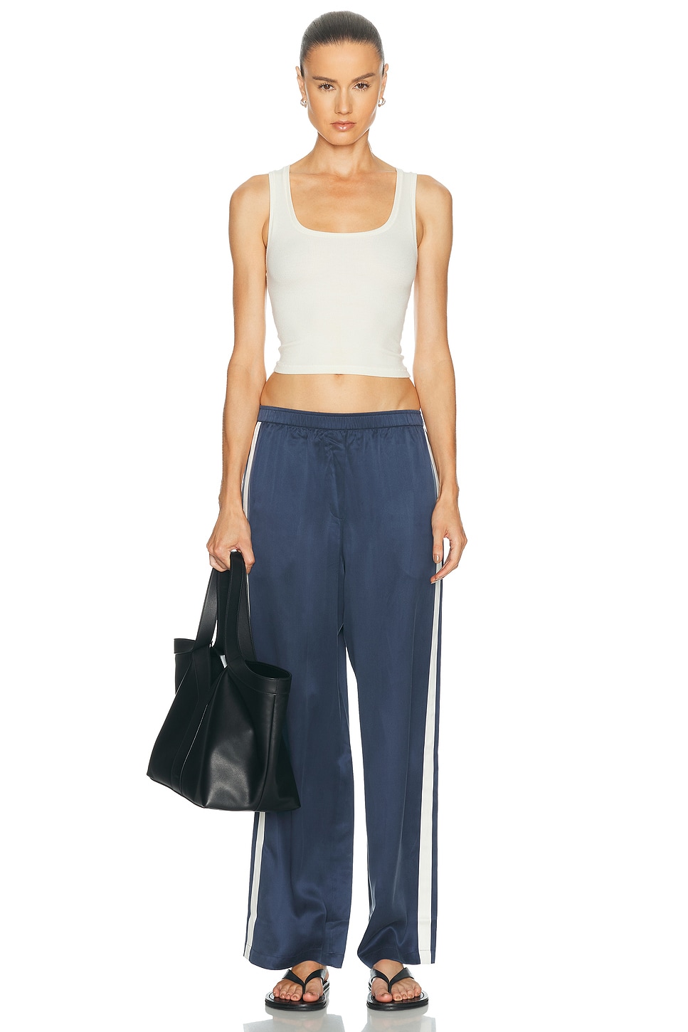 LUNYA Washable Silk Side Stripe Pant | Thumbnail 5