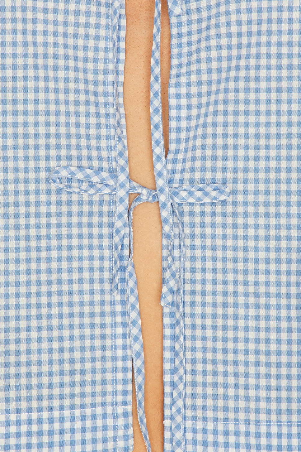 LUNYA Airy Cotton Tie Front Top | Thumbnail 5