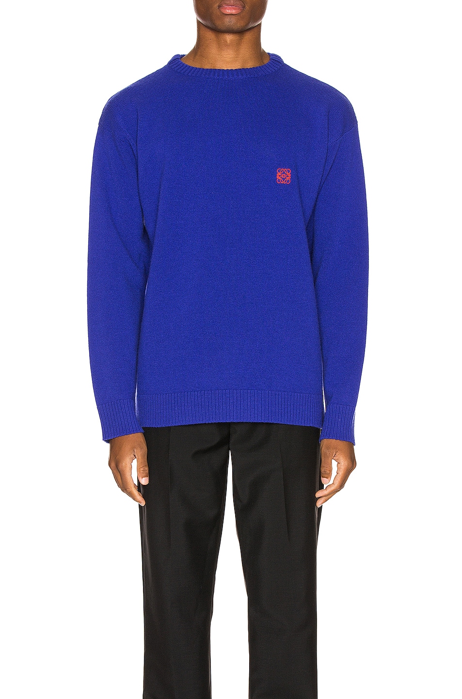 Image 1 of Loewe Anagram Sweater in Blue