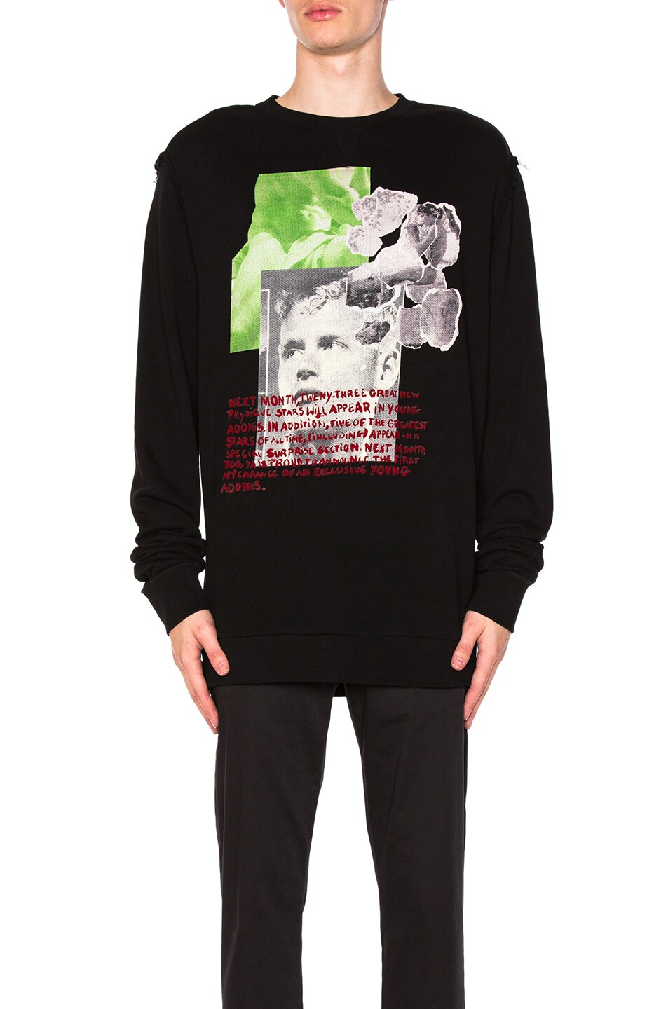 Image 1 of Loewe Adonis Sweatshirt in Black