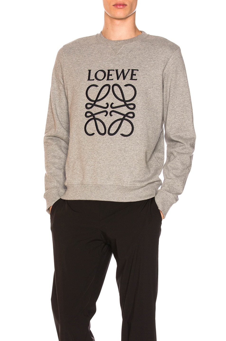 Image 1 of Loewe Anagram Sweatshirt in Grey