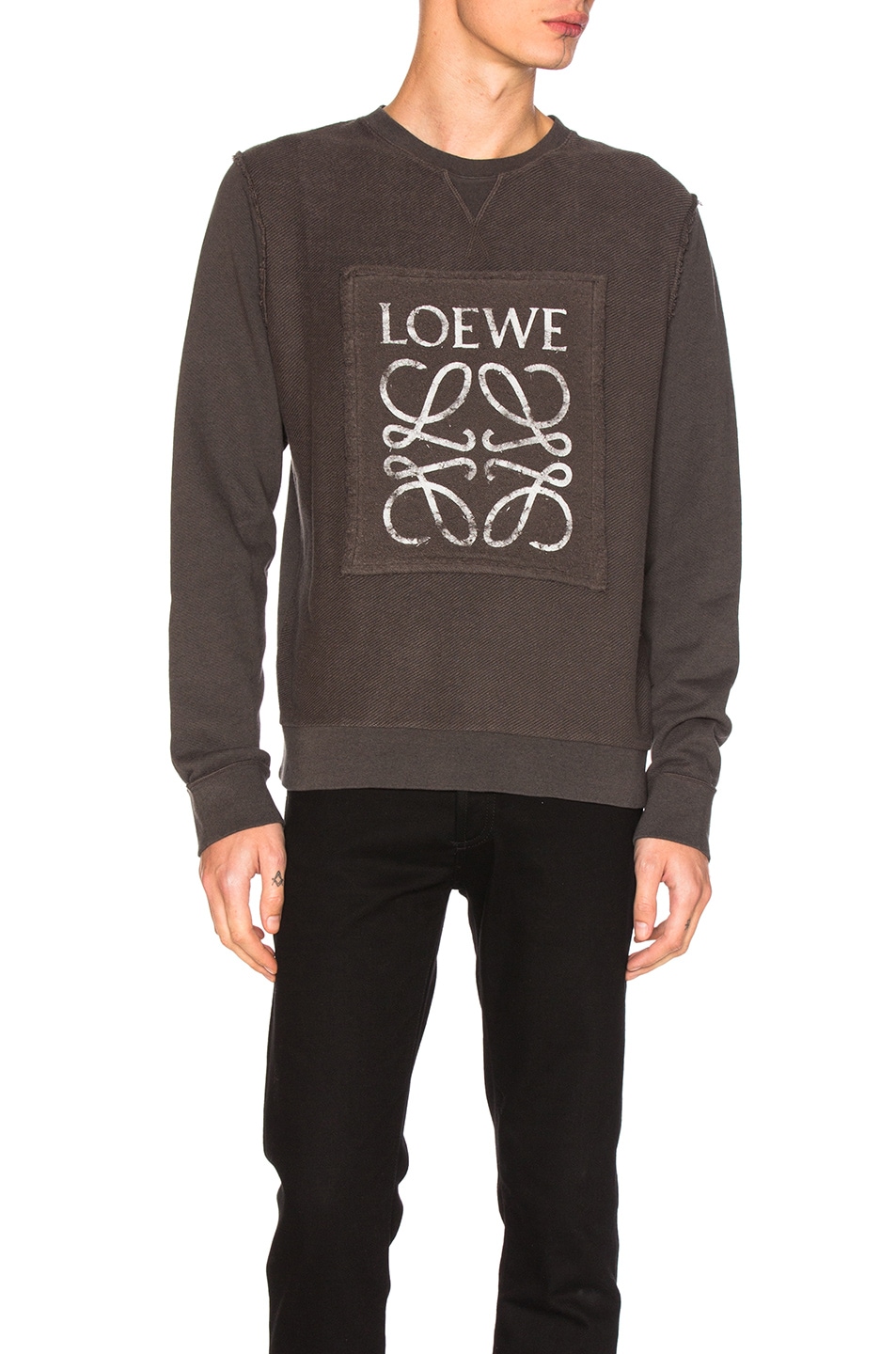 Image 1 of Loewe Anagram Sweatshirt in Anthracite