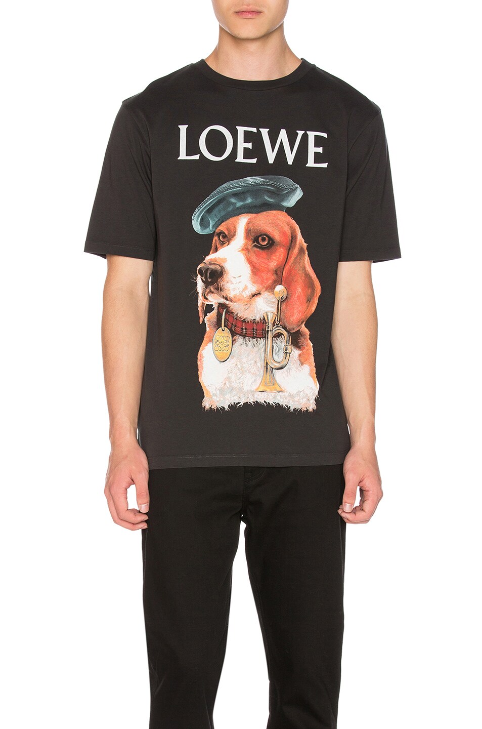 Image 1 of Loewe Dog Tee in Washed Black