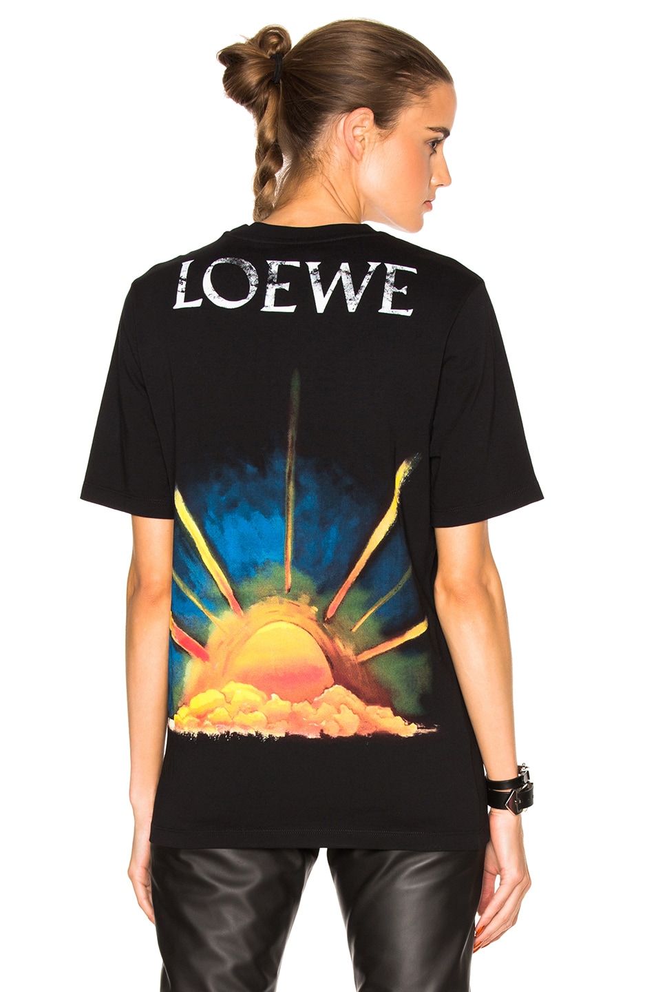 Image 1 of Loewe Sunrise Tee in Black & Multi