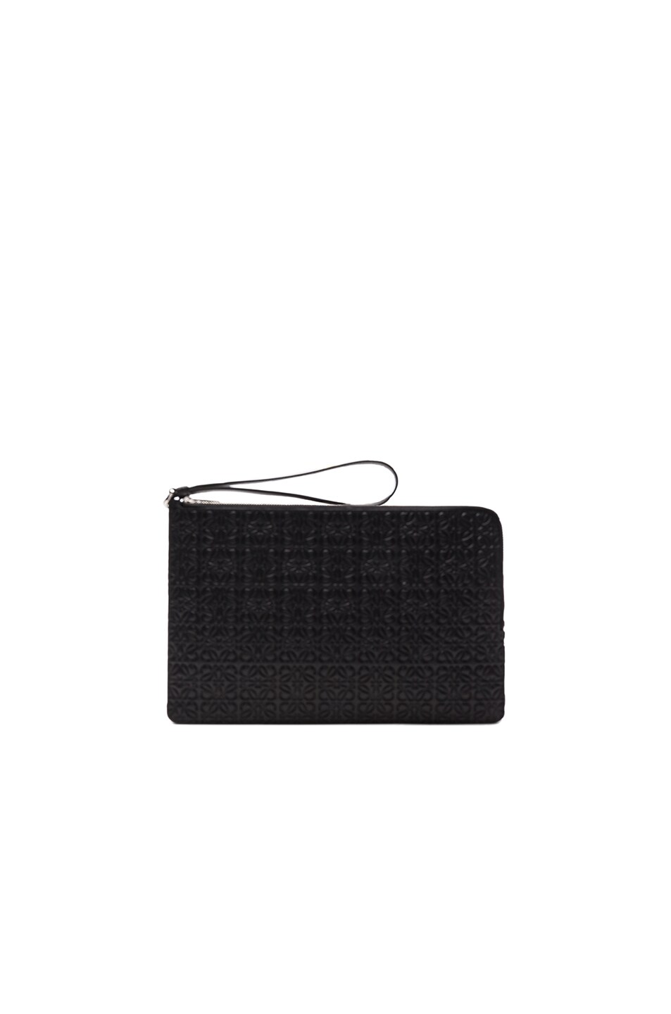 Image 1 of Loewe Double Flat Pouch in Black