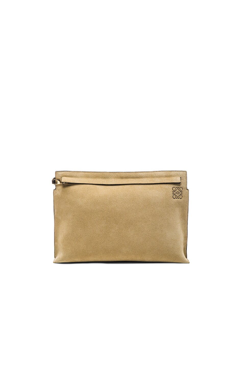 Image 1 of Loewe Large Pouch in Gold & Black