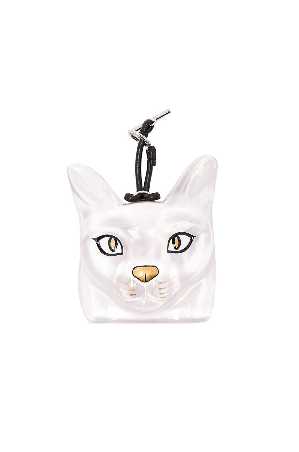 Image 1 of Loewe Cat Face Charm in Transparent