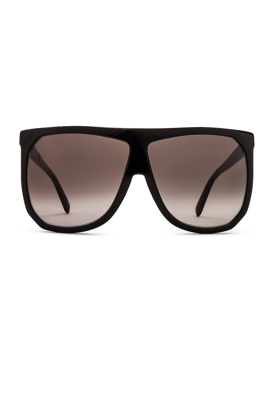 Image 1 of Loewe Oversized Filipa Sunglasses in Shiny Black & Gradient Smoke