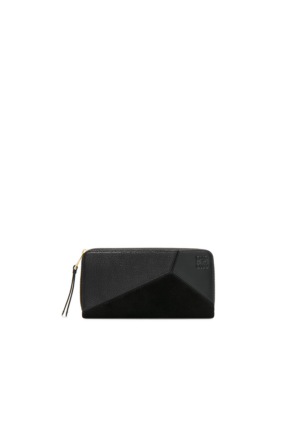 Image 1 of Loewe Puzzle Zip Around Wallet in Black