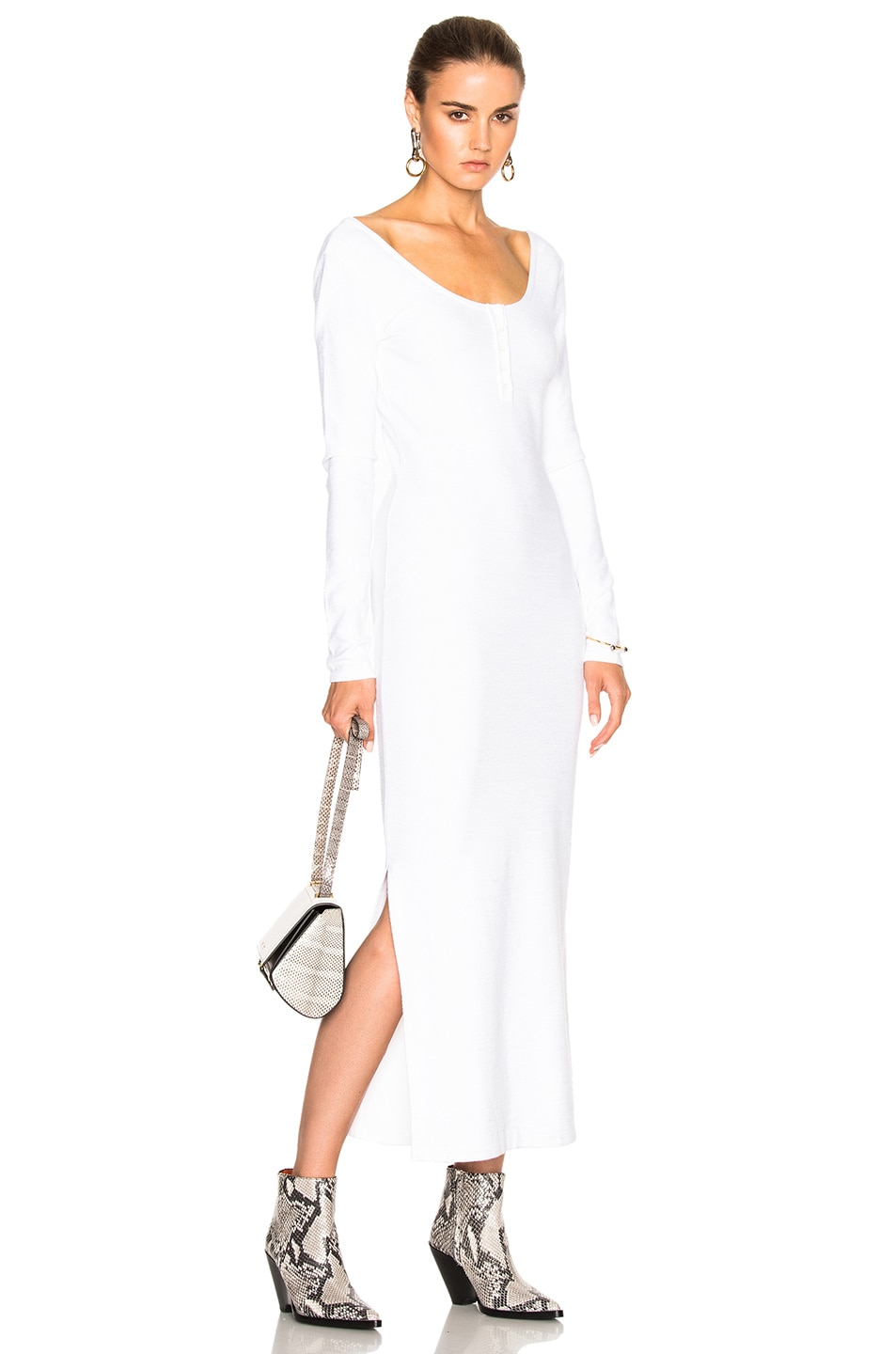 Image 1 of Loewe Maxi Dress in White