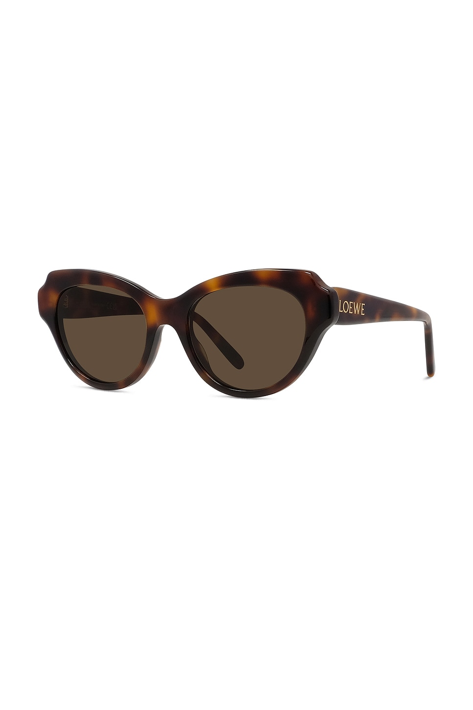 Loewe Womens Havana Gsliessx01 Cat-eye Frame Acetate Sunglasses In Brown