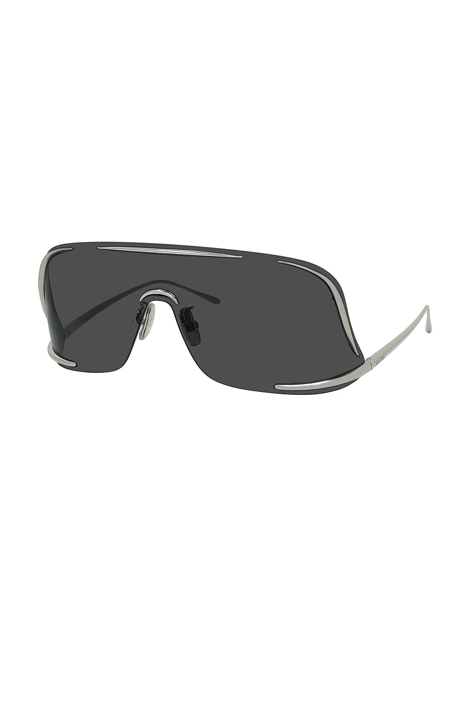 Loewe Signature D-frame Silver-tone Sunglasses