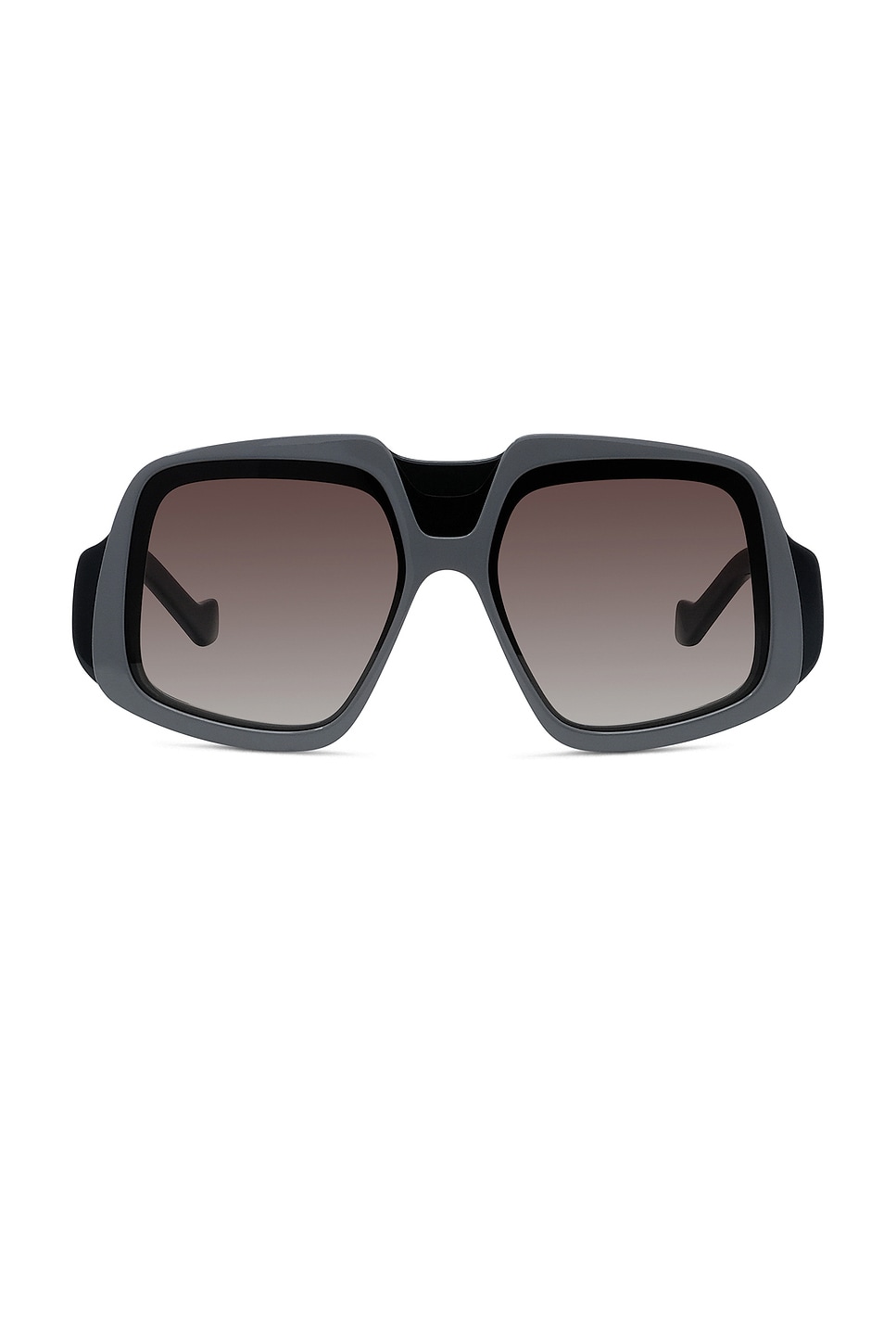 Loewe Anagram 61mm Gradient Geometric Sunglasses In Gray