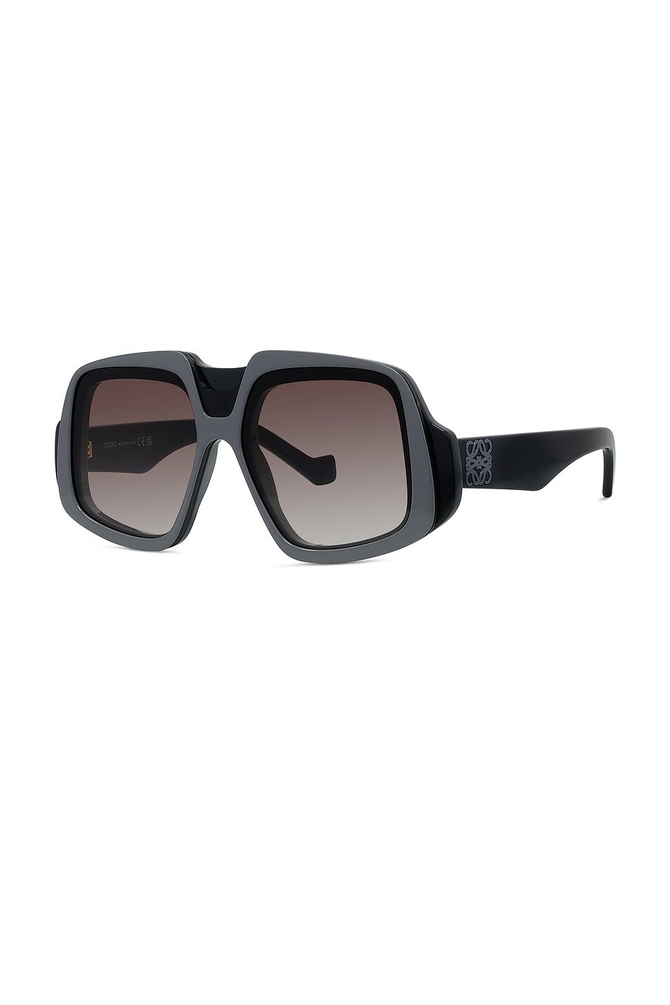 Loewe Anagram 61mm Gradient Geometric Sunglasses In Gray