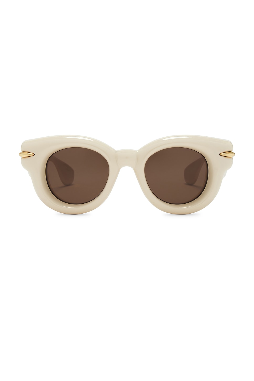 Inflated Sunglasses in Ivory