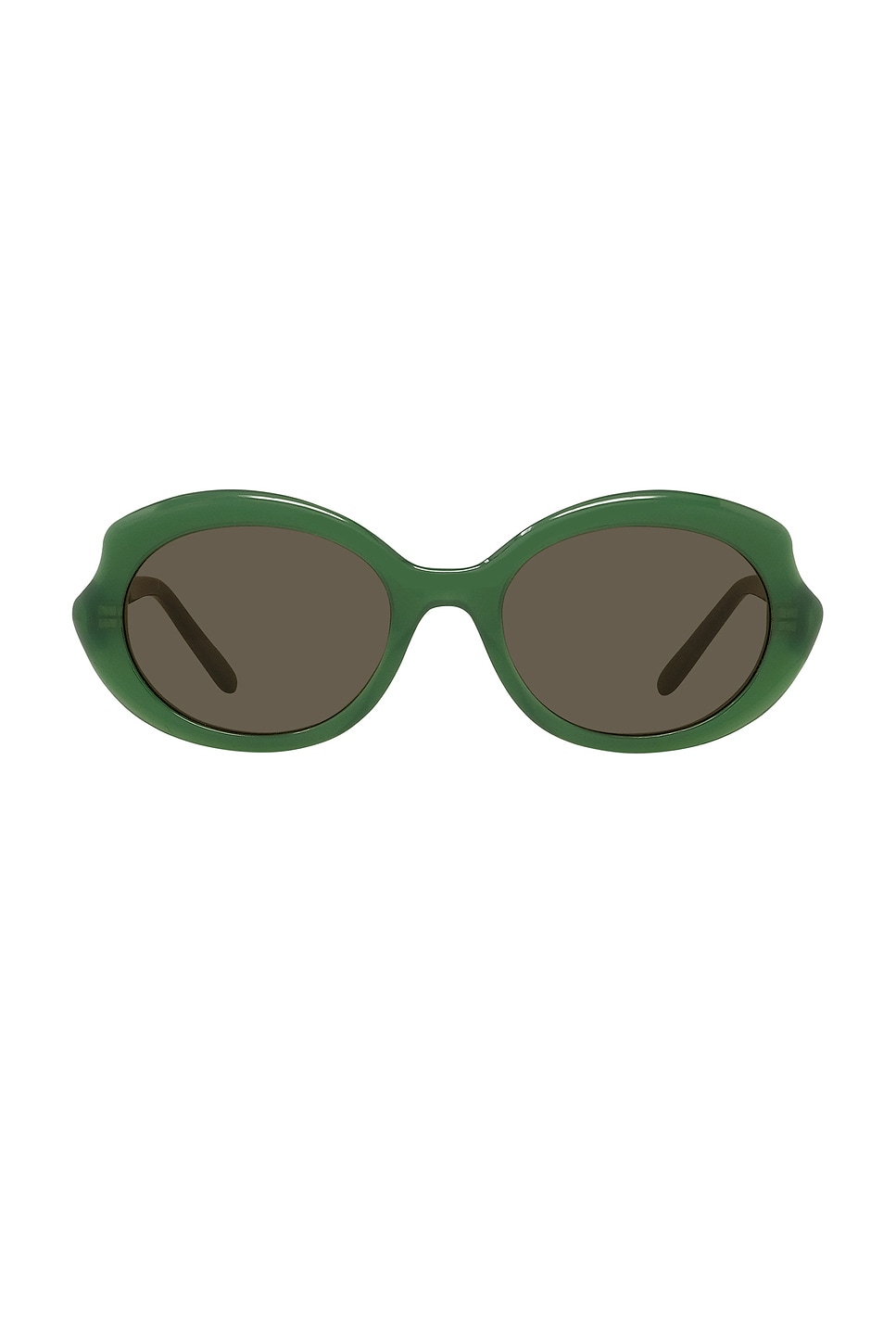 Oval Sunglasses in Green