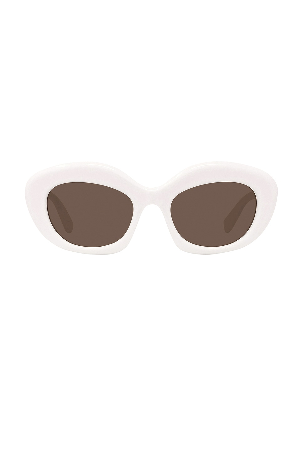 Curvy Sunglasses in Ivory