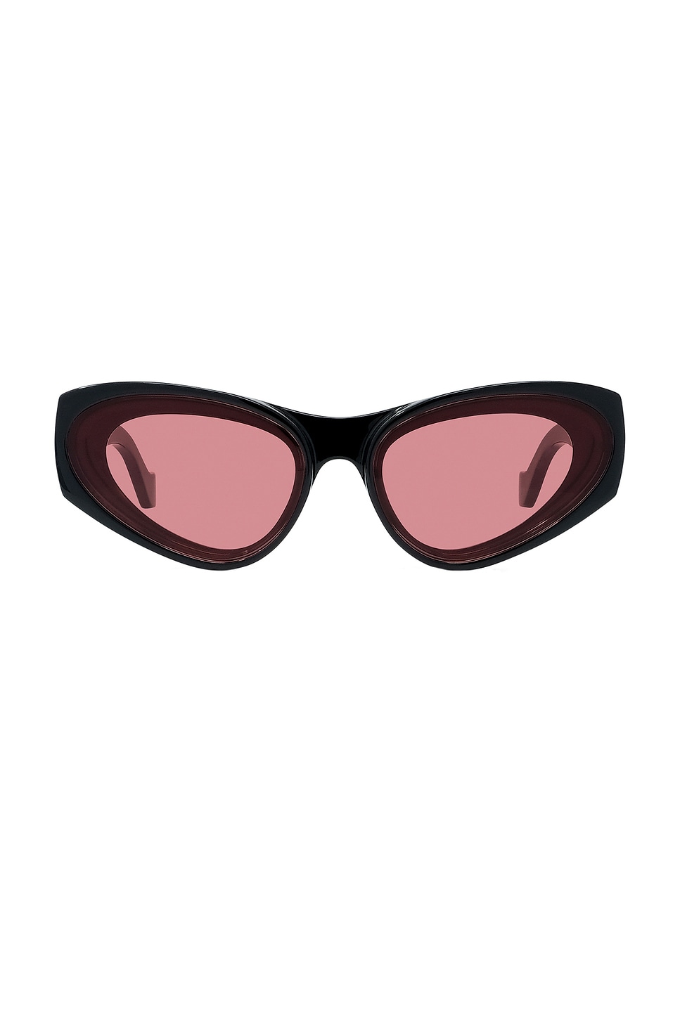 Oval Sunglasses in Black