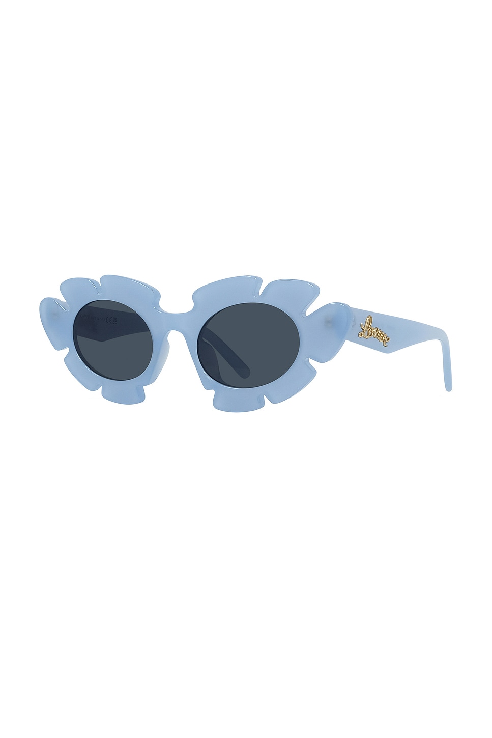 Loewe Flowers Sunglasses In Blue