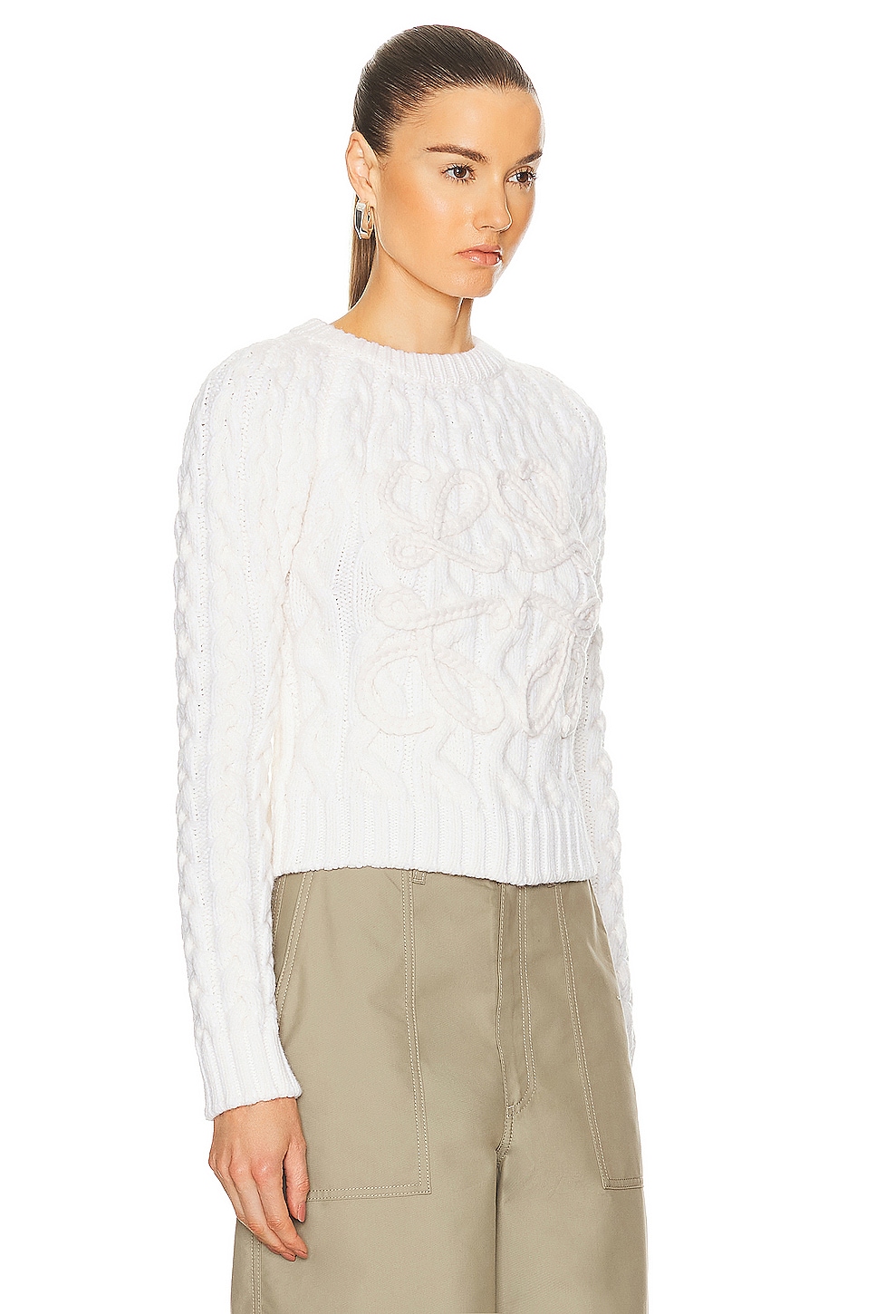 Loewe White Elastane Sweatshirt main image 1