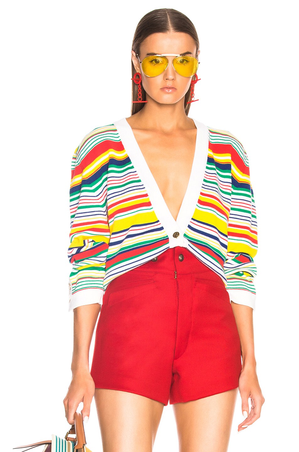Image 1 of Loewe Striped Cardigan in Multicolour