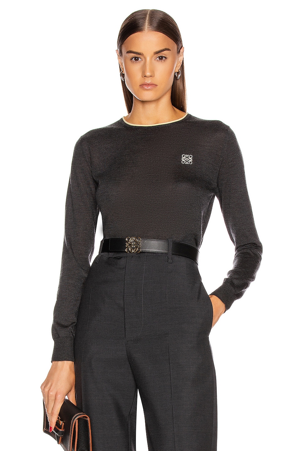 Image 1 of Loewe Angram Sweater in Grey