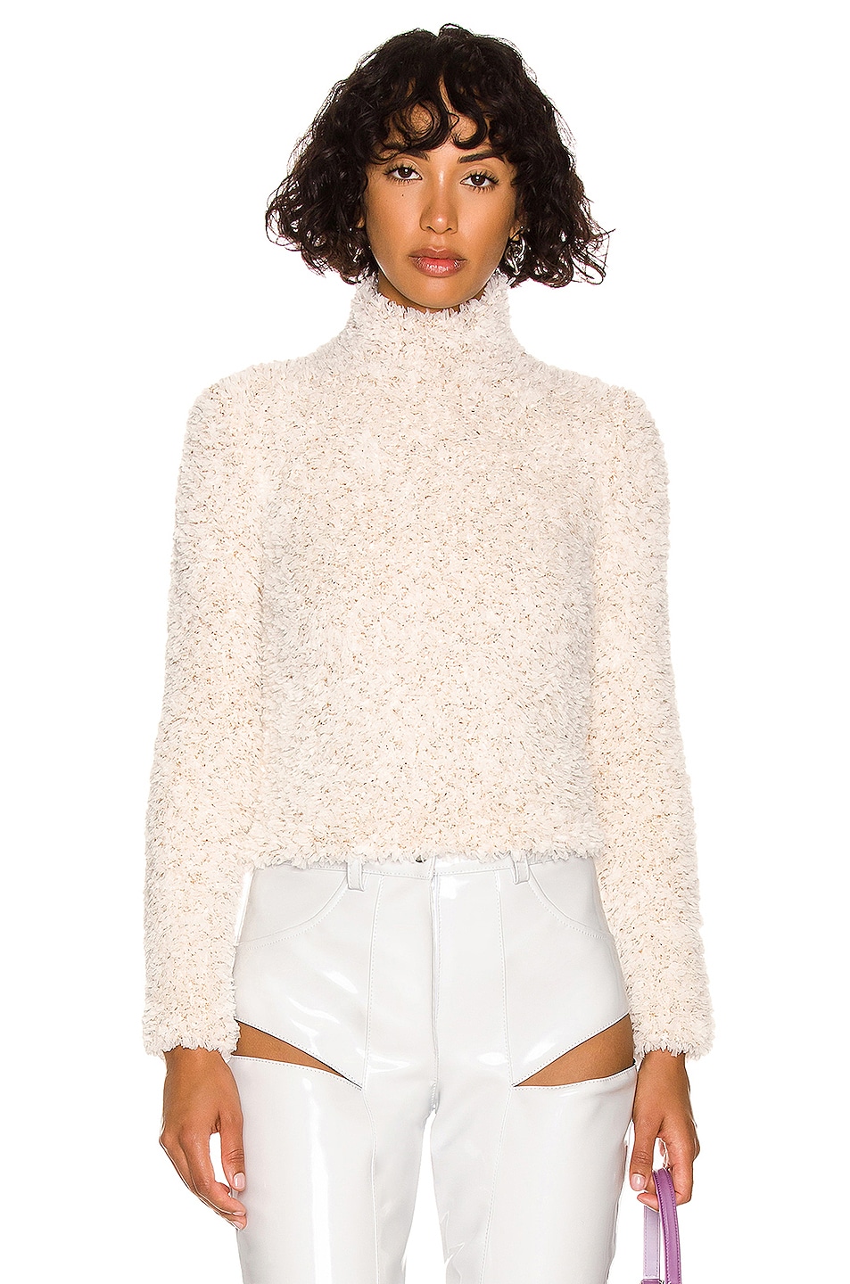 Image 1 of Loewe Sequin Sweater in Off White