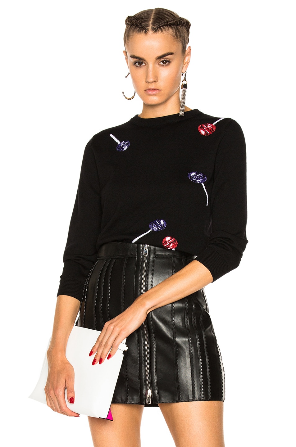 Image 1 of Loewe Lollipops Sweater in Black & Multicolor