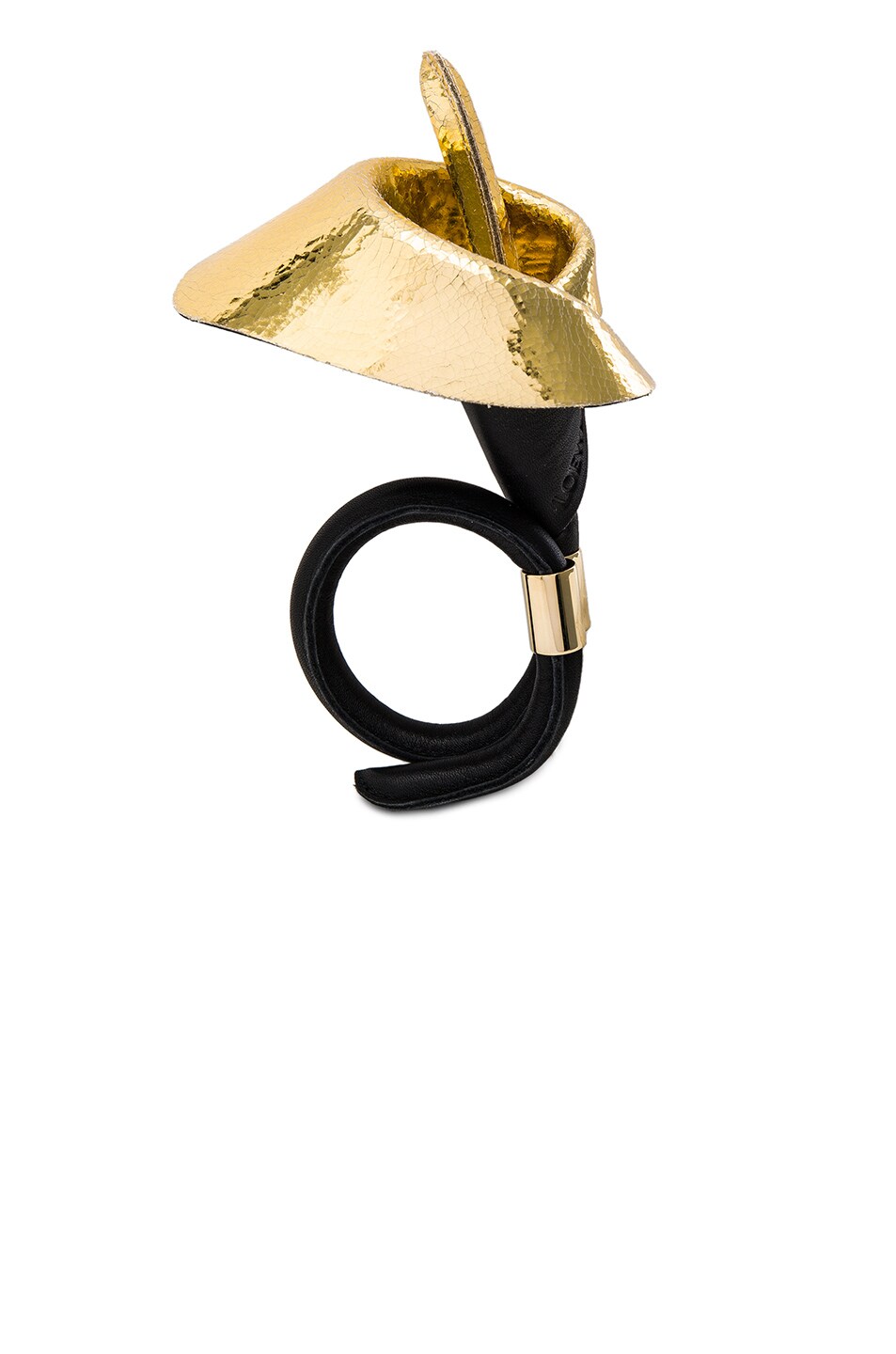Image 1 of Loewe Calla Flower Bracelet in Gold & Black
