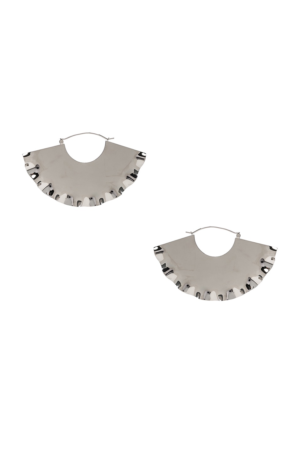 Image 1 of Loewe Frills Earrings in Palladium