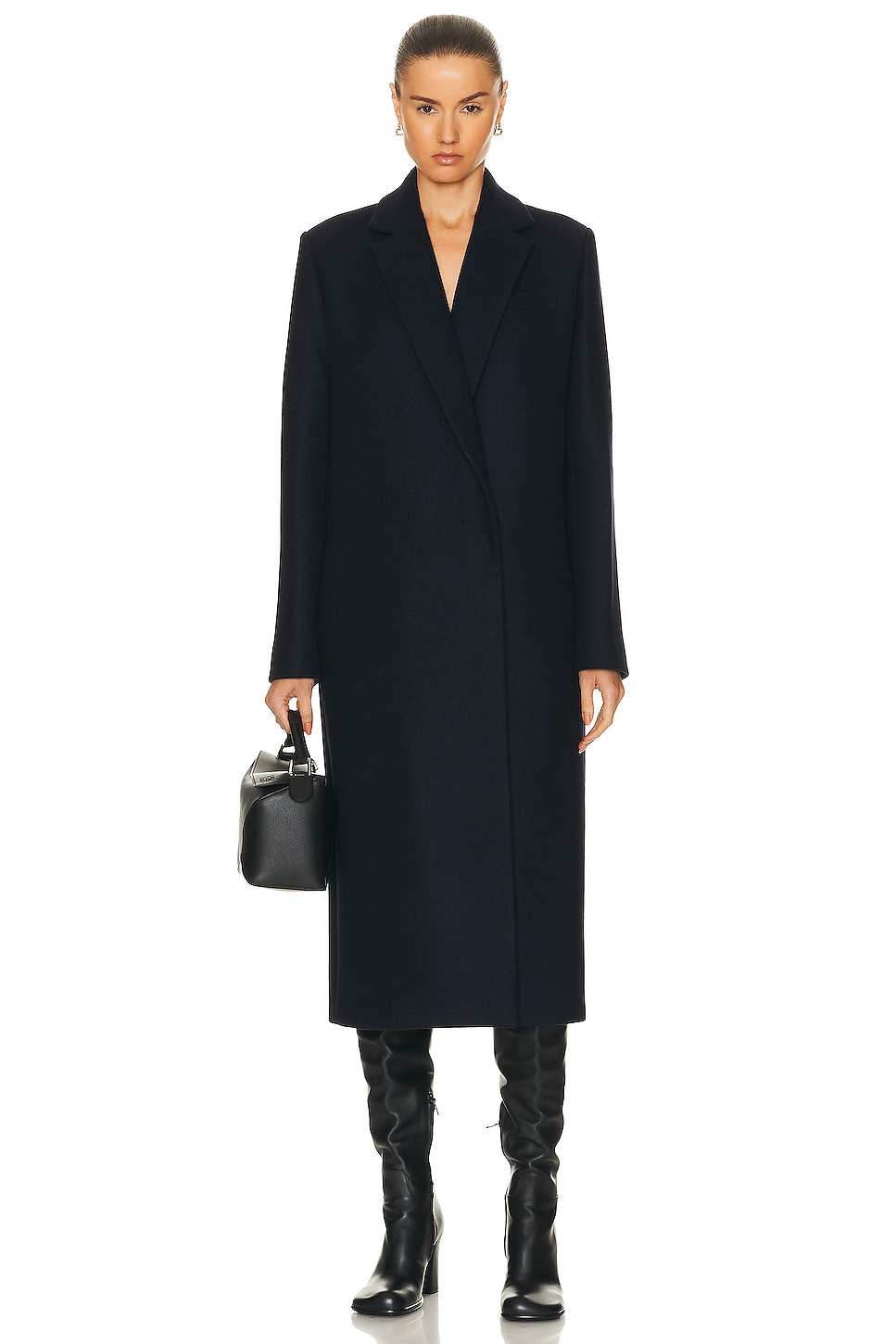Image 1 of Loewe Tailored Coat in Midnight Blue