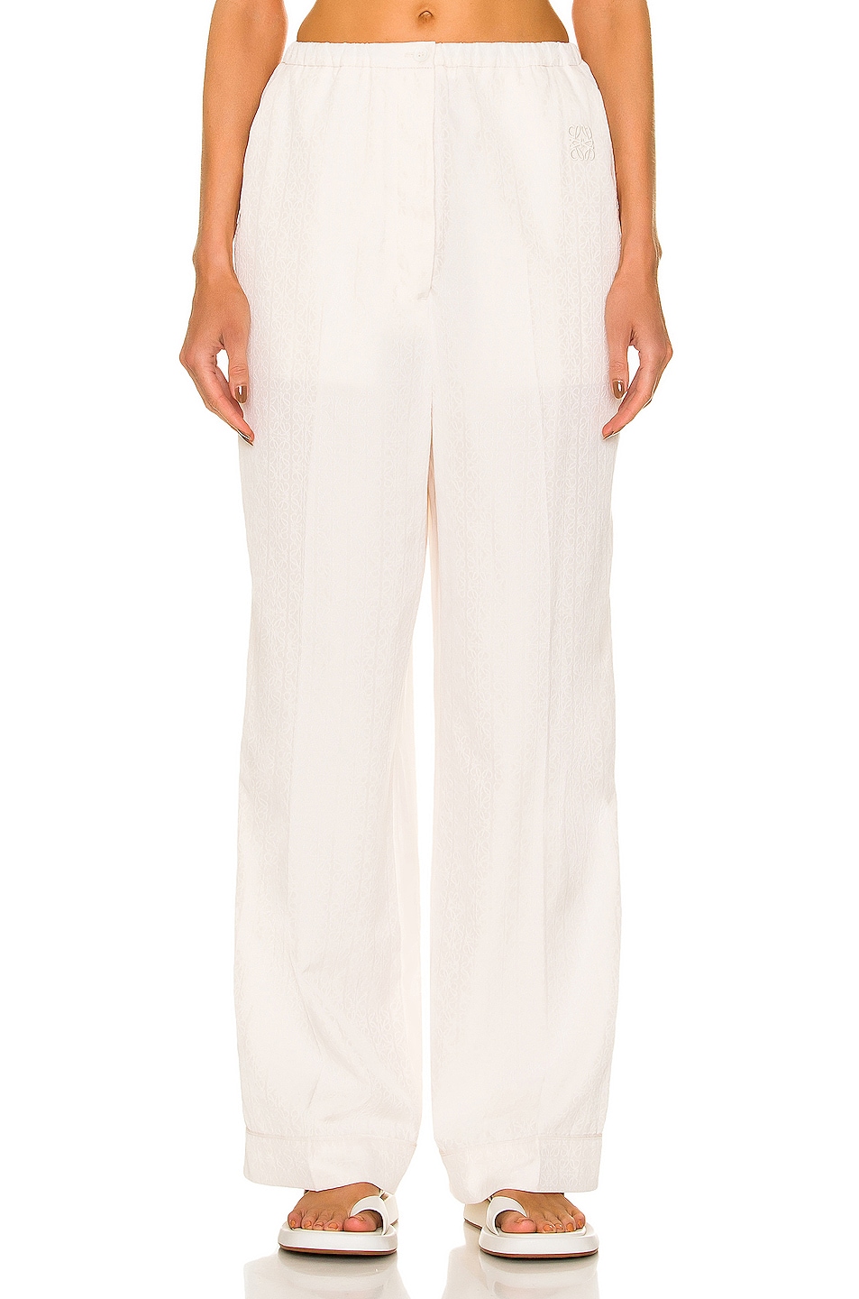 Image 1 of Loewe Anagram Pyjama Pant in Ivory