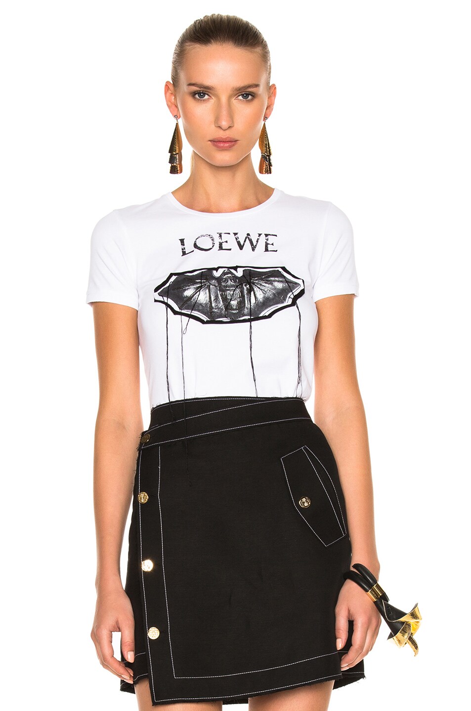 Image 1 of Loewe Bat T-Shirt in White