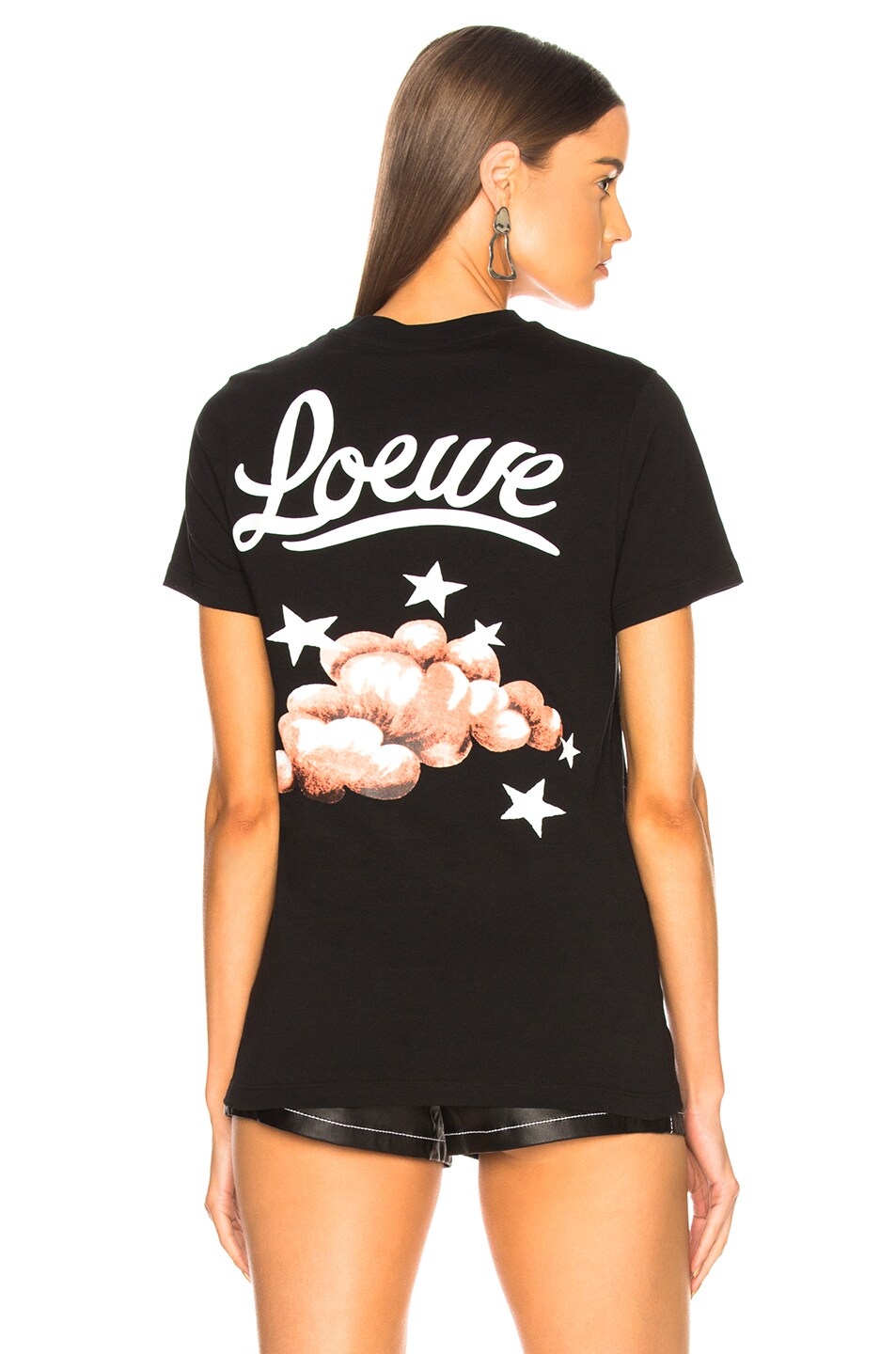Image 1 of Loewe Cloud & Stars T Shirt in Black