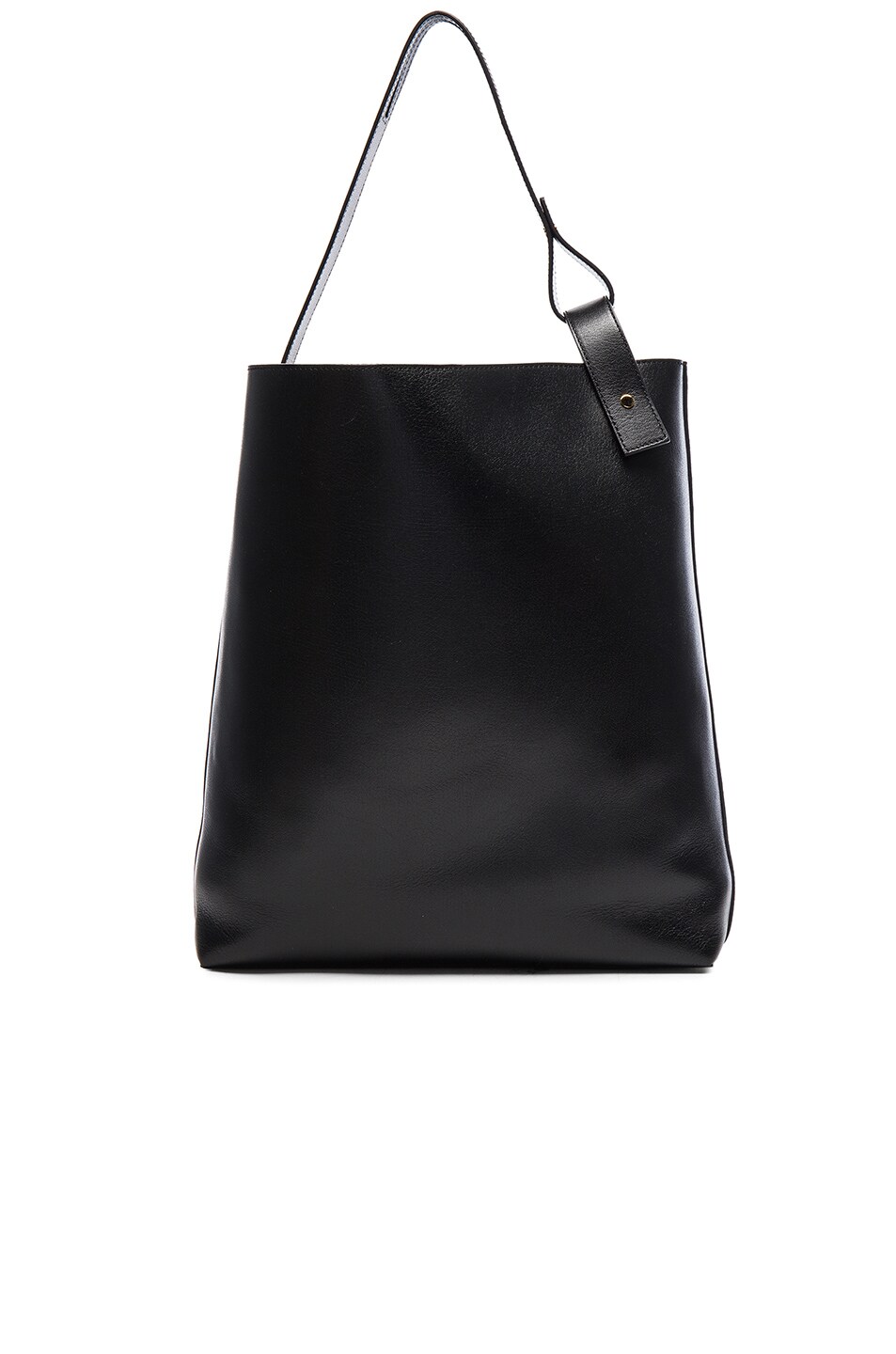 Image 1 of Loewe Asymmetric Large Bag in Black