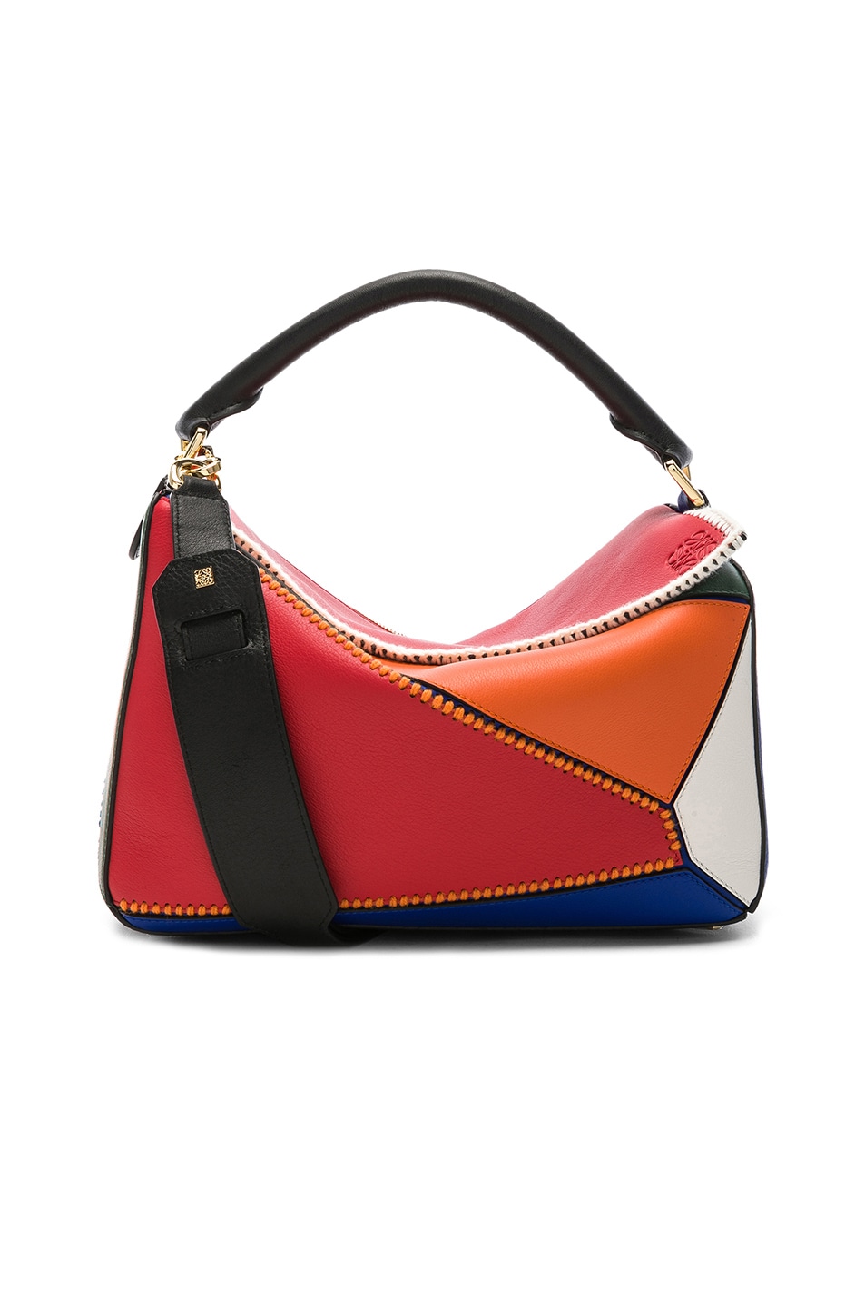 Image 1 of Loewe Puzzle Patchwork Bag in Multicolor