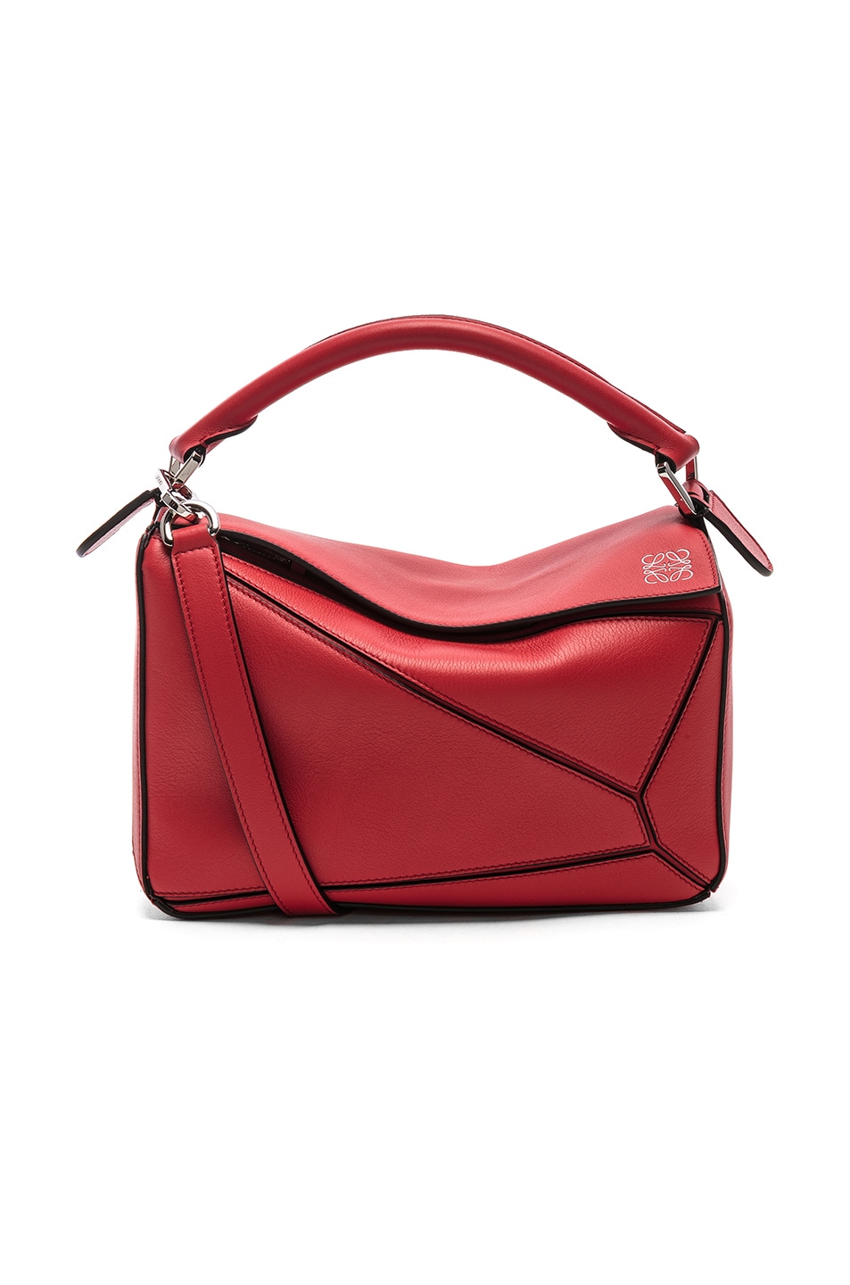 Image 1 of Loewe Puzzle Small Bag in Scarlet Red