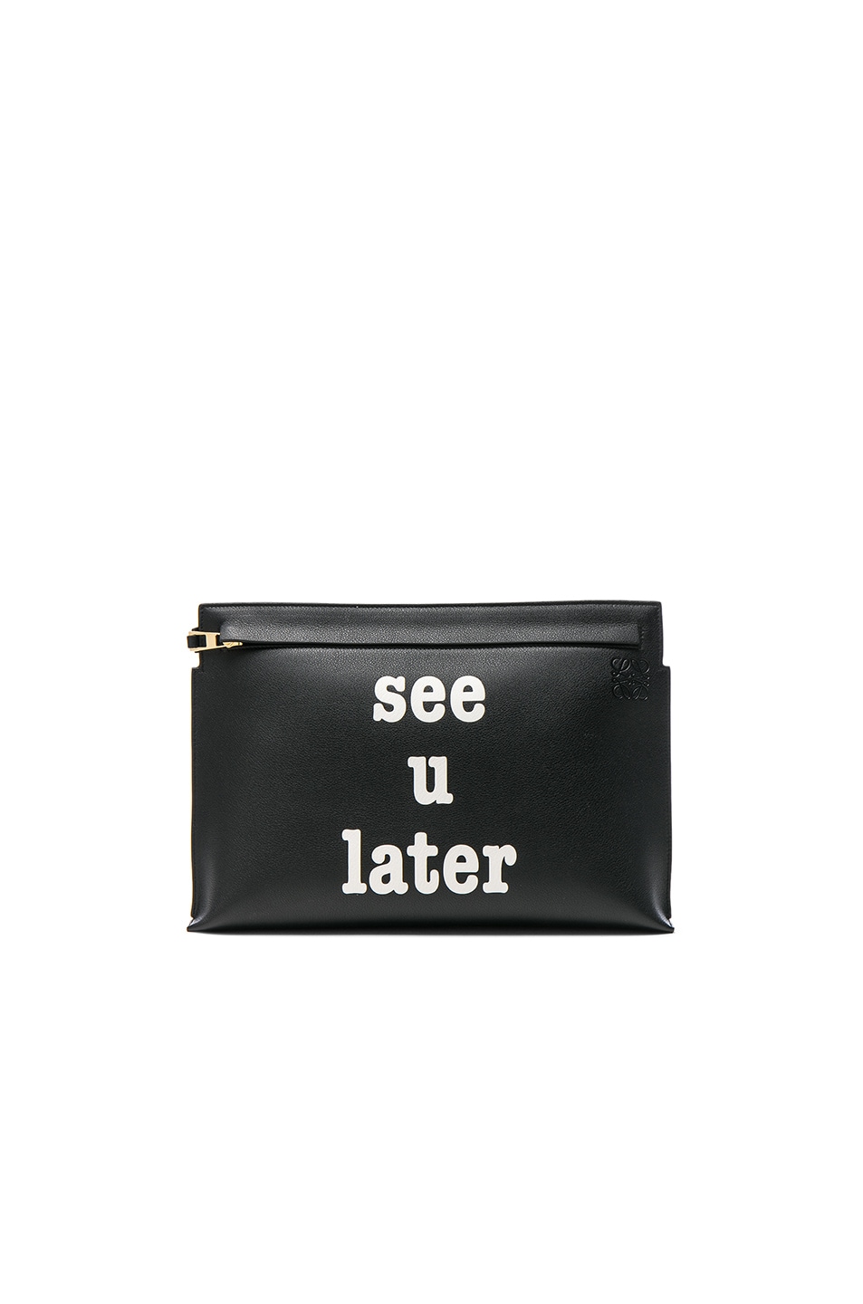 Image 1 of Loewe See U Later T Pouch in Black & White