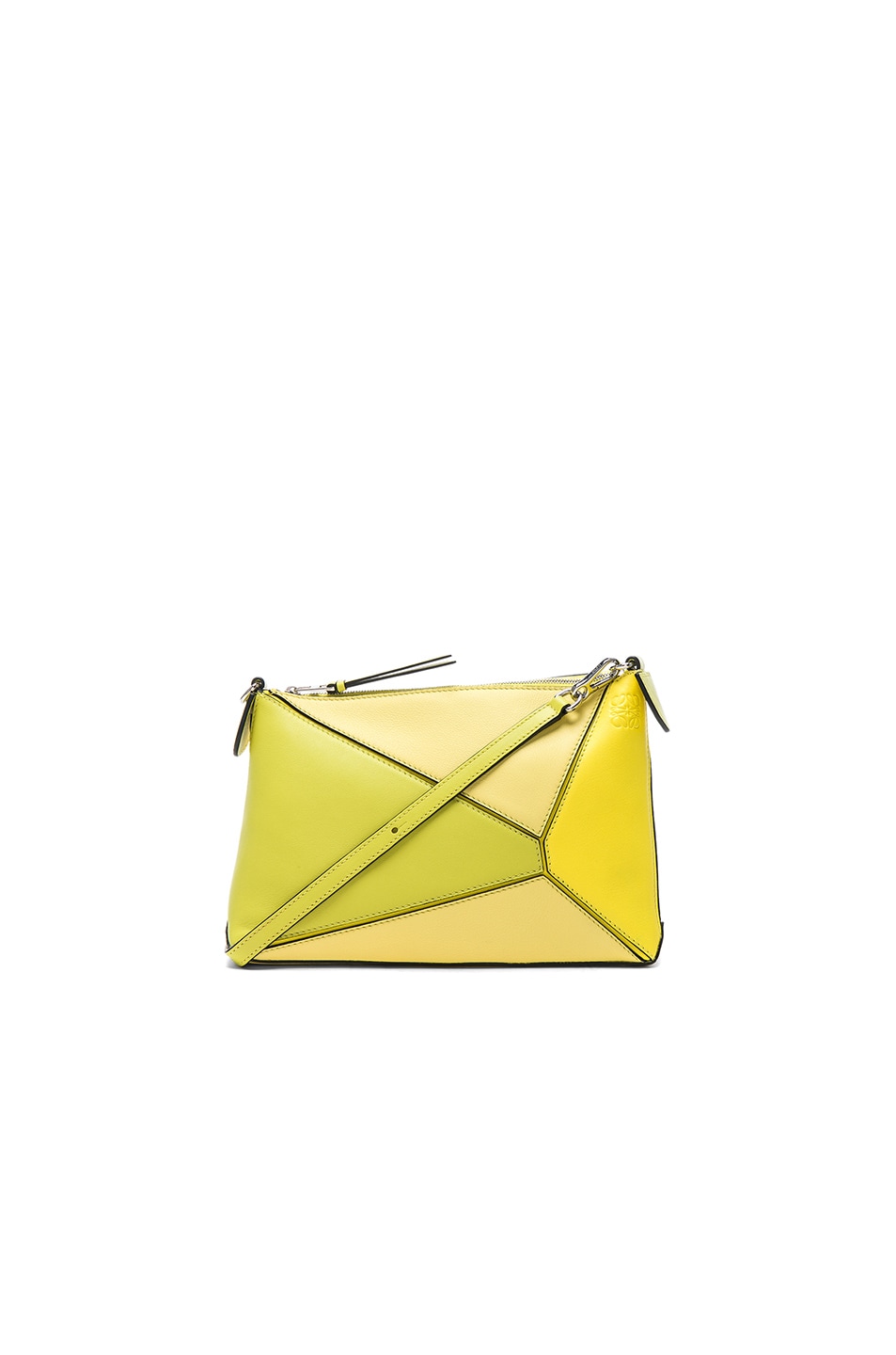 Image 1 of Loewe Mini Puzzle Bag in Yellow Multitone