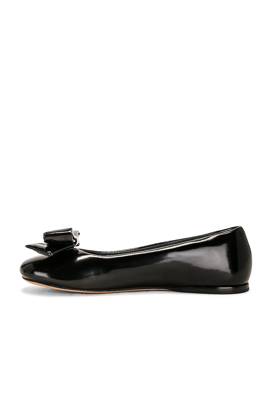 Loewe Puffy Ballerina Flat in Black | FWRD