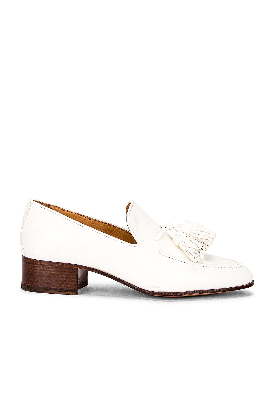 Image 1 of Loewe Pompon 40 Loafer in White