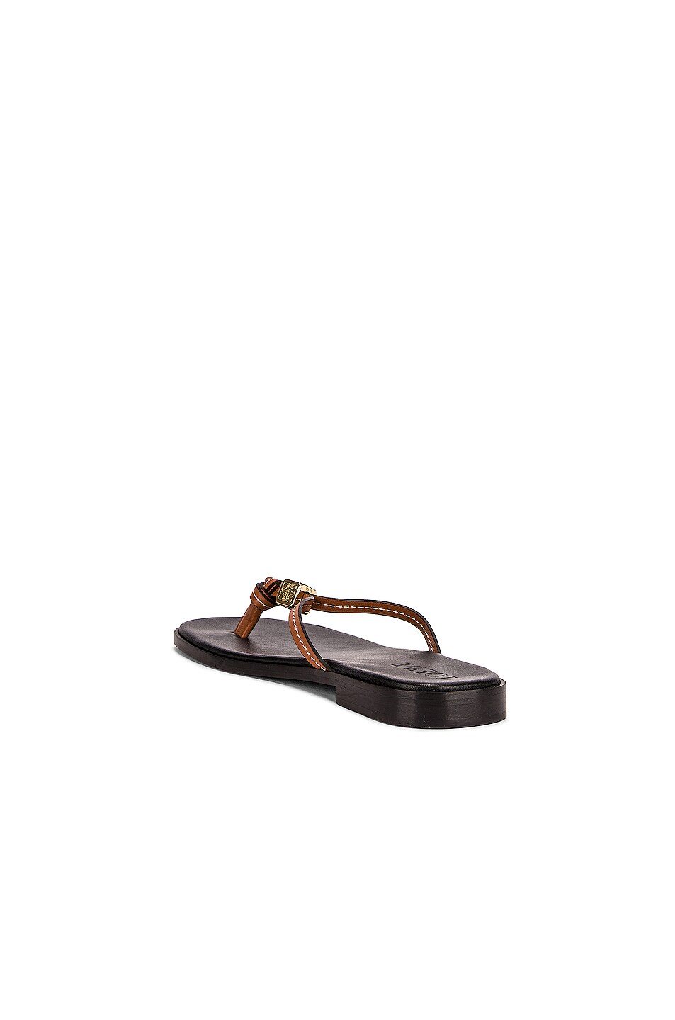 Loewe Paula's Dice Flip Flop in Tan FWRD