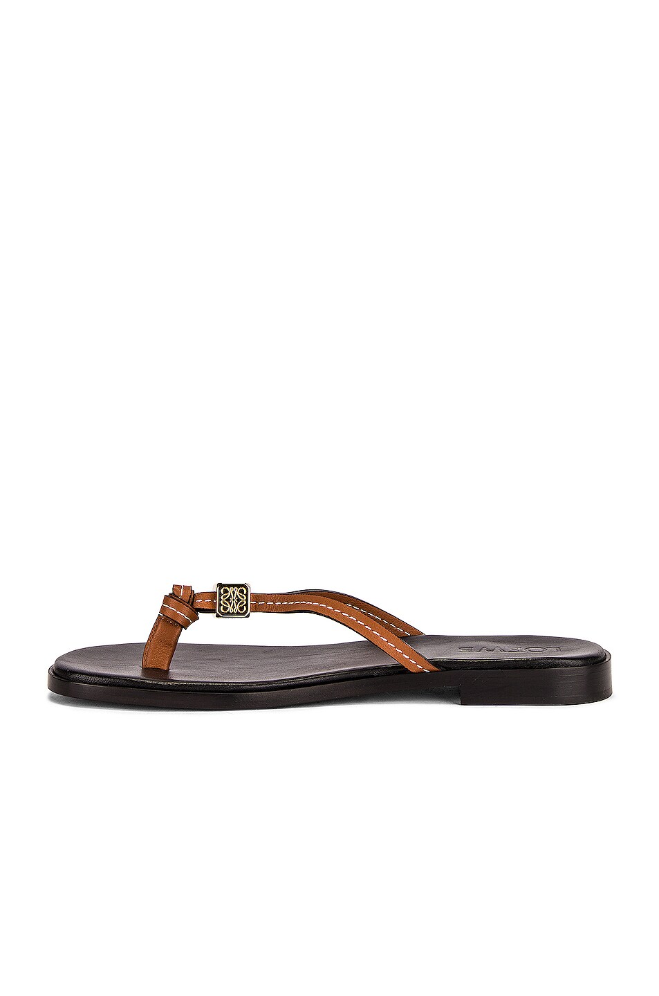 Loewe Paula's Dice Flip Flop in Tan FWRD