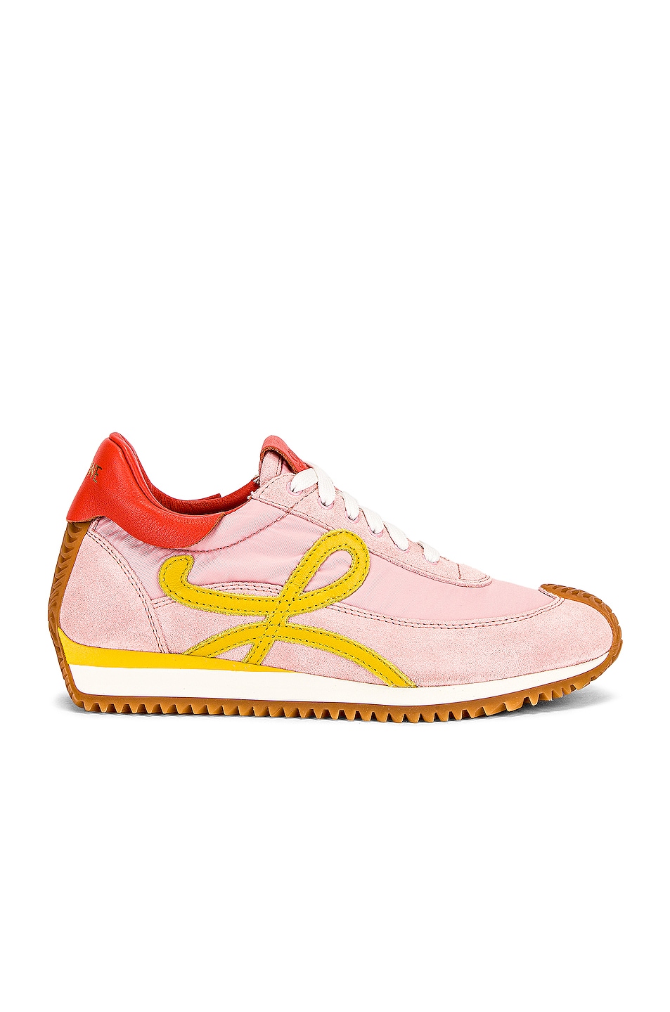 Image 1 of Loewe Flow Runner Sneaker in Pink & Yellow