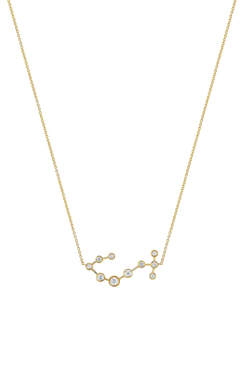 Image 1 of Logan Hollowell Scorpio Constellation Necklace in Gold