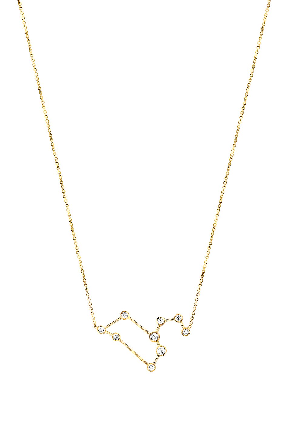 Image 1 of Logan Hollowell Leo Constellation Necklace in Gold