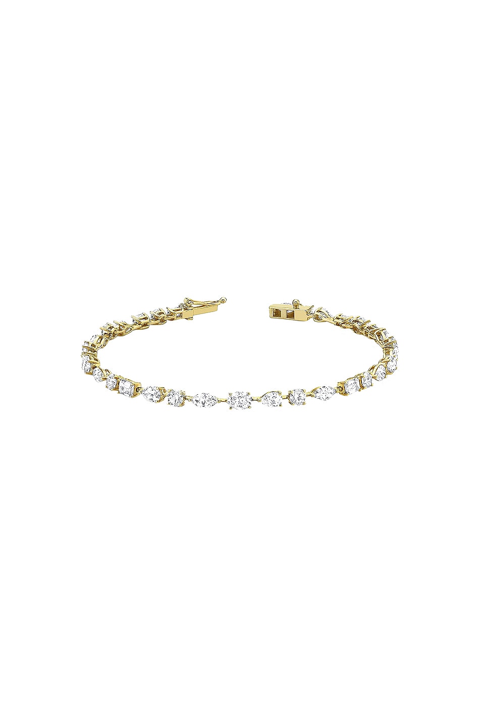 Image 1 of Logan Hollowell Diana Diamond Bracelet in Yellow Gold