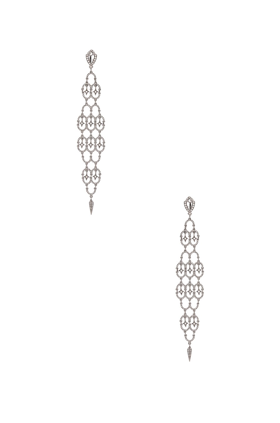 Image 1 of Loree Rodkin Polina Earrings in Silver