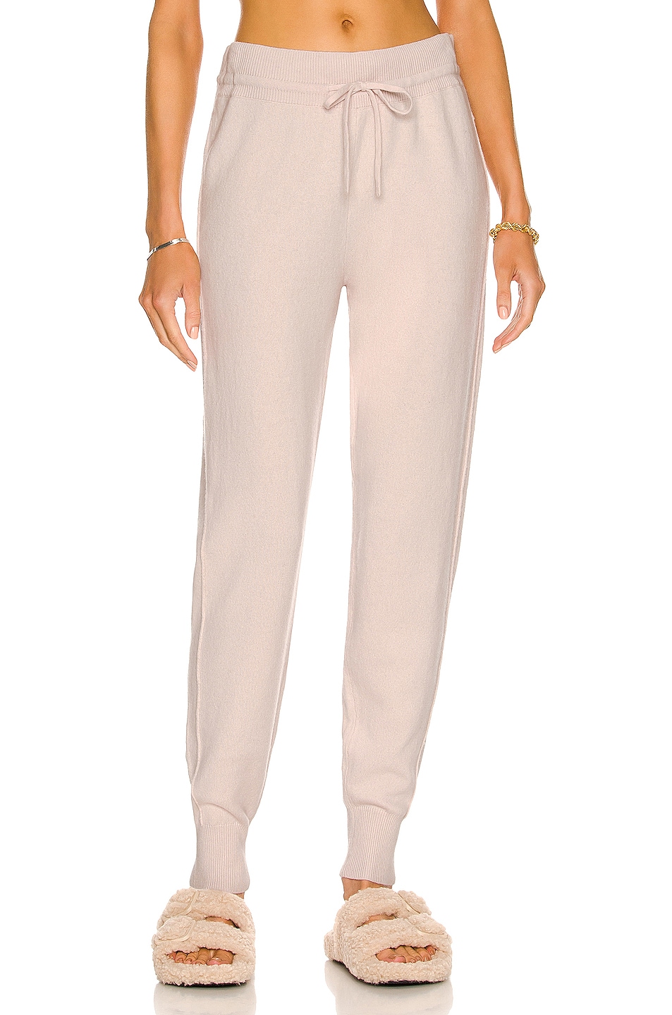 Image 1 of Le Ore Palermo Cashmere Jogger in Rosewater